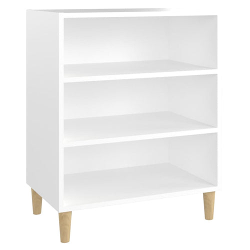 Aparador de contraplacado branco 57x35x70 cm
