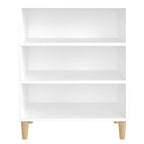 Aparador de madera contrachapada blanco 57x35x70 cm