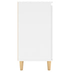 Aparador con patas madera contrachapada blanco 60x35x70 cm