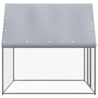Jaula gallinero de exterior de acero galvanizado 2x2x2 m
