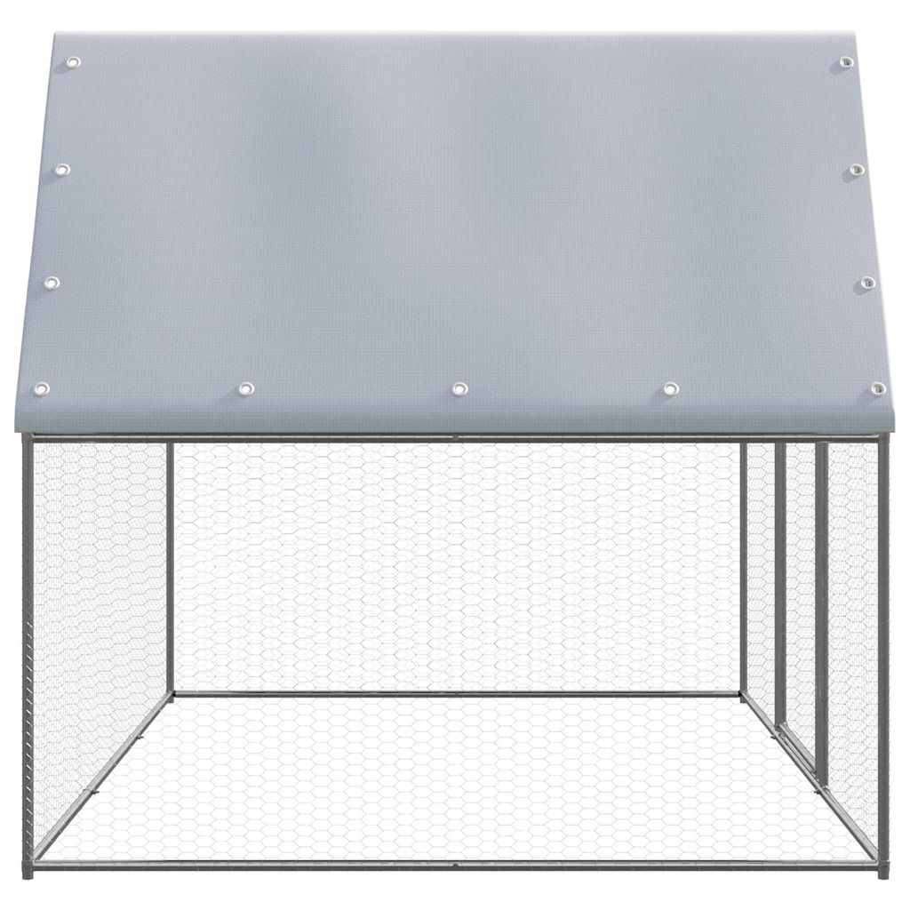 Jaula gallinero de exterior de acero galvanizado 3x2x2 m