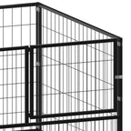 | Jaula para animales sin puerta | Negro 300 x 100 x 70 cm Acero