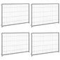 Black steel dog crate 200x100x70 cm