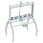 Trampas para topos 10 unidades acero galvanizado plateado
