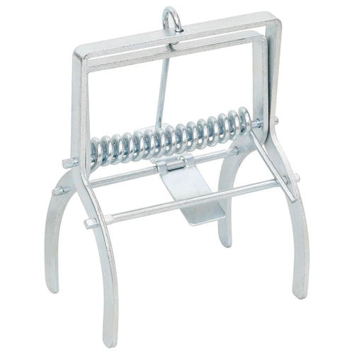 Trampas para topos 10 unidades acero galvanizado plateado
