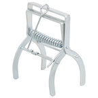 Trampas para topos 10 unidades acero galvanizado plateado