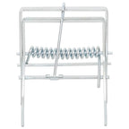 Trampas para topos 10 unidades acero galvanizado plateado