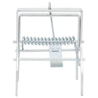 Trampas para topos 10 unidades acero galvanizado plateado