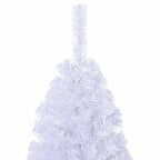 Árbol de Navidad artificial con ramas gruesas PVC blanco 120 cm