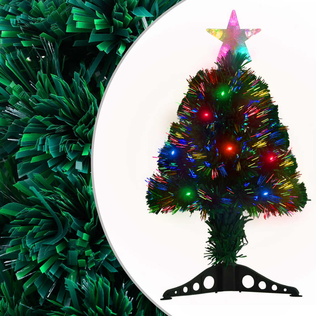 Árbol de Navidad Artificial de Esquina Verde 180 cm PVC y Metal