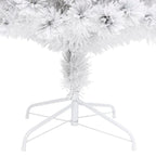 Árbol de Navidad artificial con luces fibra óptica blanco 120cm