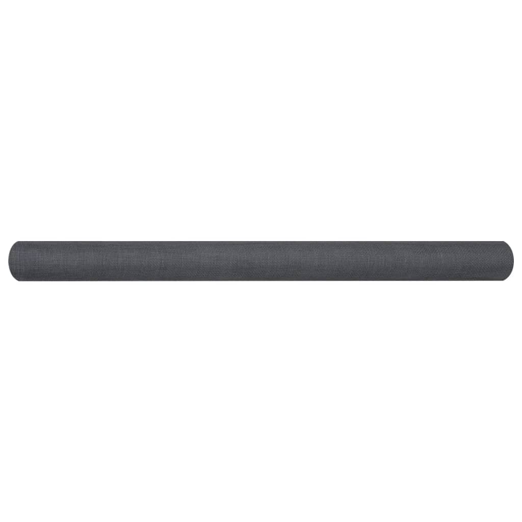 Malla mosquitera de fibra de vidrio gris 100x1000 cm