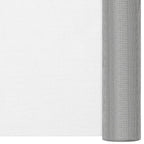 Malla mosquitera de acero inoxidable plateada 100x2000 cm
