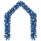 Guirnalda de Navidad con luces LED azul 10 m