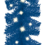 Guirnalda de Navidad con luces LED azul 10 m
