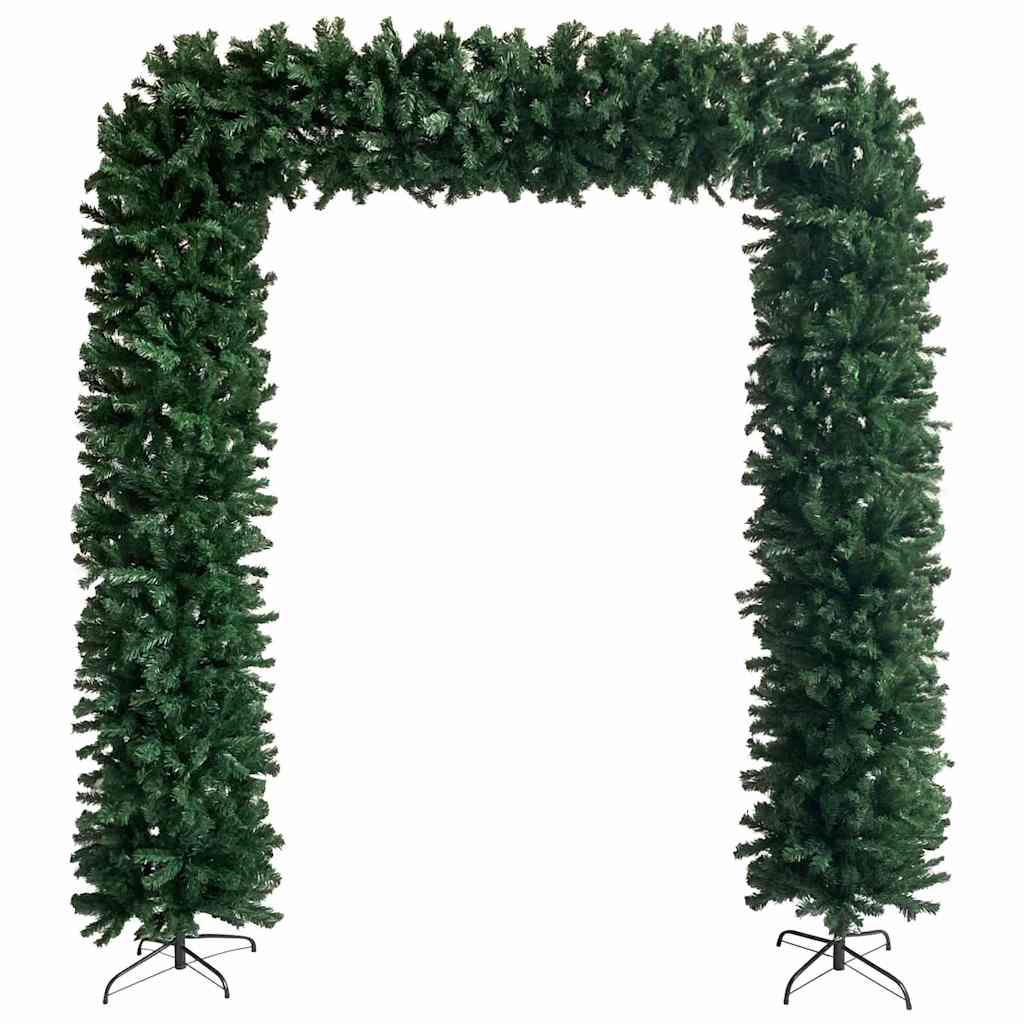 Arco de árbol de Navidad verde 240 cm