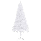 Árbol de Navidad artificial de esquina blanco 240 cm PVC