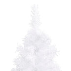 Árbol de Navidad artificial de esquina blanco 240 cm PVC