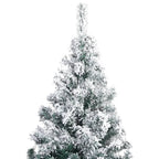 Árbol de Navidad artificial con nieve PVC verde 300 cm