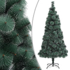 Árbol de Navidad artificial con soporte verde PET 120 cm