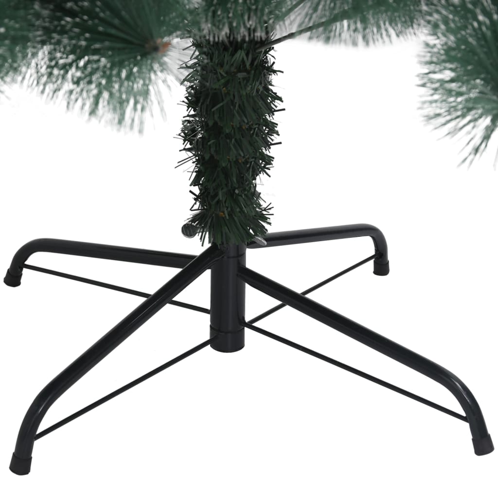 Árbol de Navidad artificial con soporte verde PET 120 cm