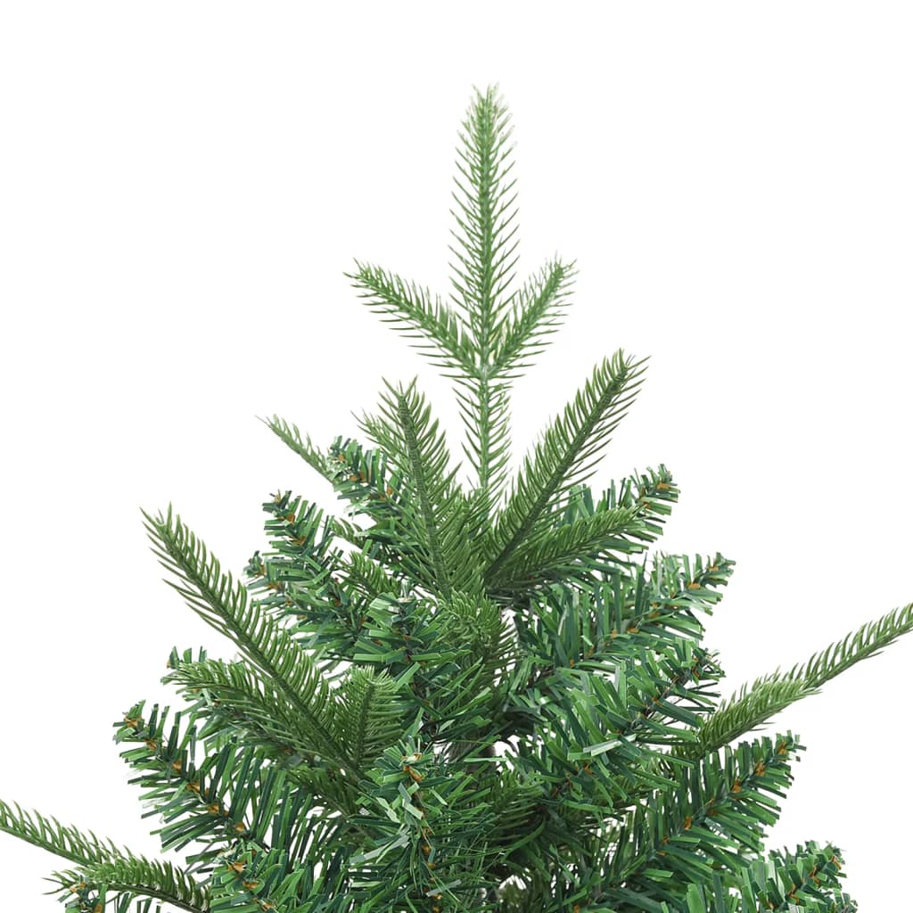 Árbol de Navidad artificial verde 180 cm PVC y PE