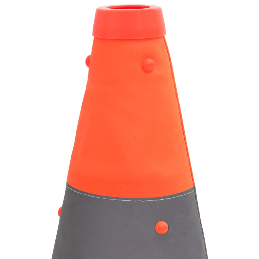 Conos de tráfico emergentes 10 unidades 42 cm