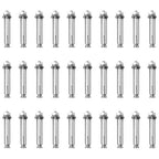 Bolardos de control de tráfico 10 unidades PE 75 cm