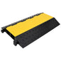 Rampas protectoras de cables 2 canales goma 101,5 cm