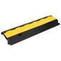 Rampas protectoras de cables 2 canales goma 101,5 cm