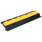 Rampas protectoras de cables con 2 canales 2 uds goma 100 cm