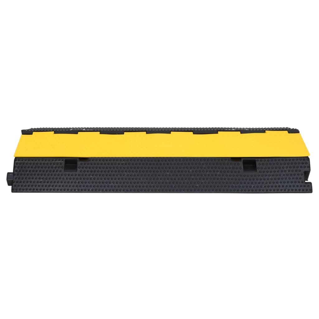Rampas protectoras de cables con 2 canales 2 uds goma 100 cm