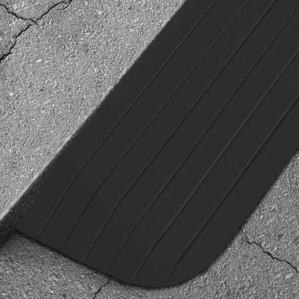 Rampas de umbral goma 2 uds 110x21x2,5 cm
