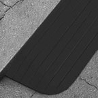 Rampas de umbral goma 2 uds 110x21x2,5 cm