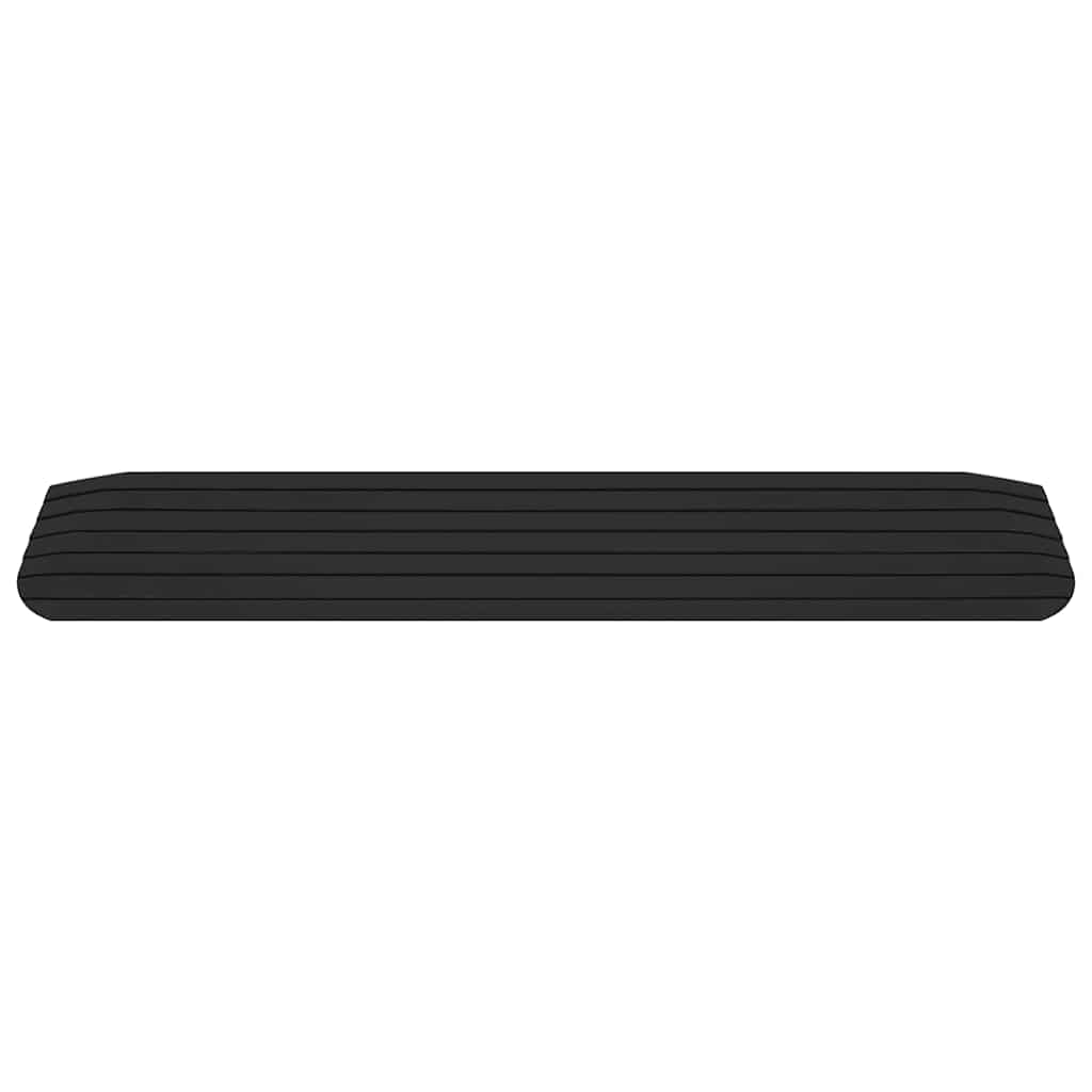 Rampas de umbral goma 2 uds 110x21x2,5 cm
