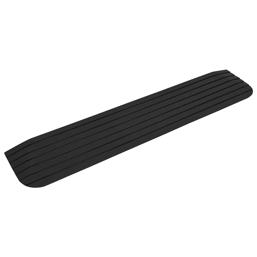 Rampas de umbral goma 2 uds 110x21x2,5 cm