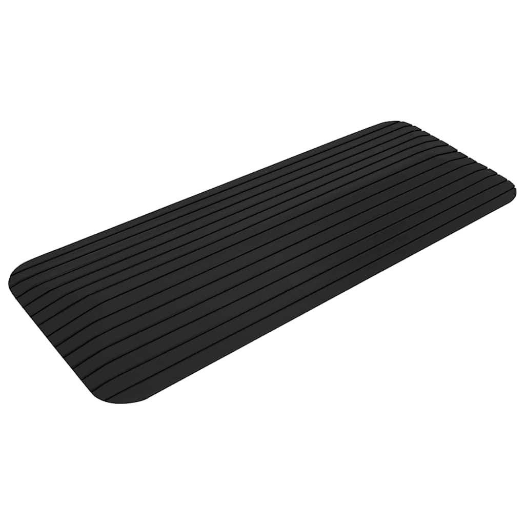 Rampas de umbral goma 2 uds 110x21x2,5 cm