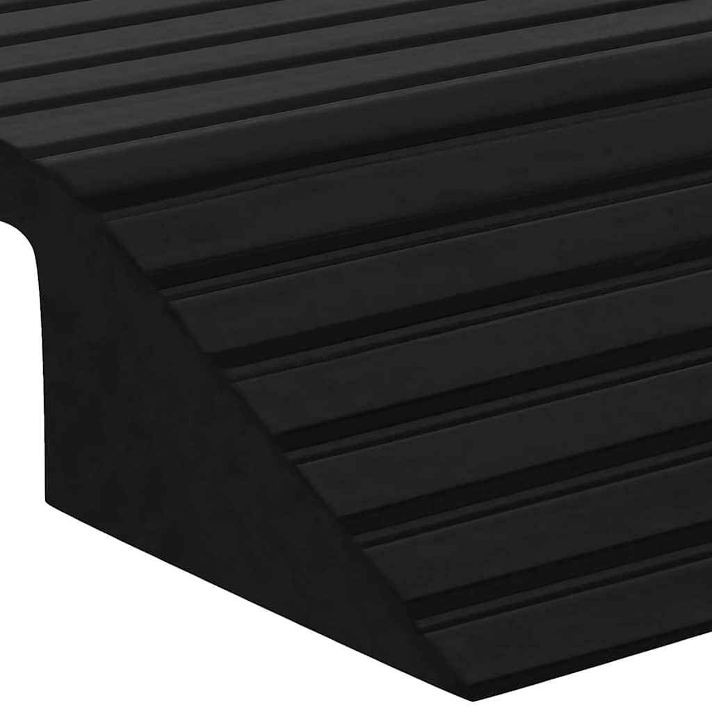 Rampa de umbral puente goma 49x40x8 cm