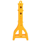 Barrera de tráfico plegable amarillo y negro 250x38x96 cm