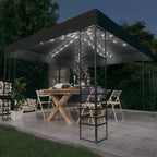 Carpa cenador de jardín blanco 3x3 m
