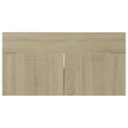 Mueble con lavabo madera de ingeniería roble Sonoma