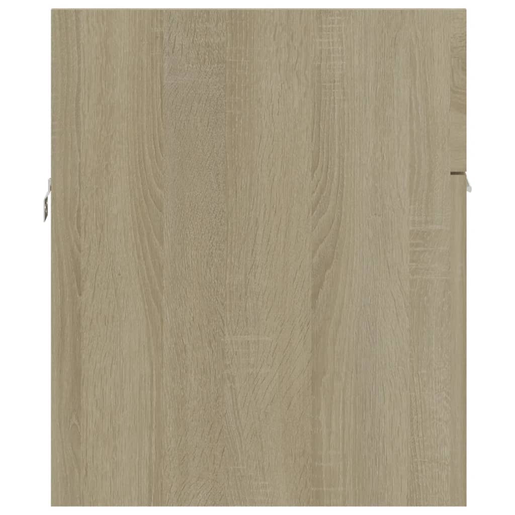 Mueble con lavabo madera de ingeniería roble Sonoma