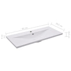 Mueble con lavabo madera de ingeniería gris brillante