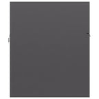Mueble con lavabo madera de ingeniería gris brillante