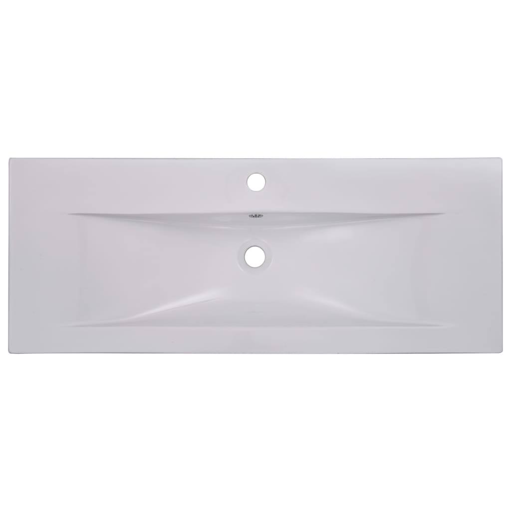 Mueble con lavabo madera de ingeniería blanco
