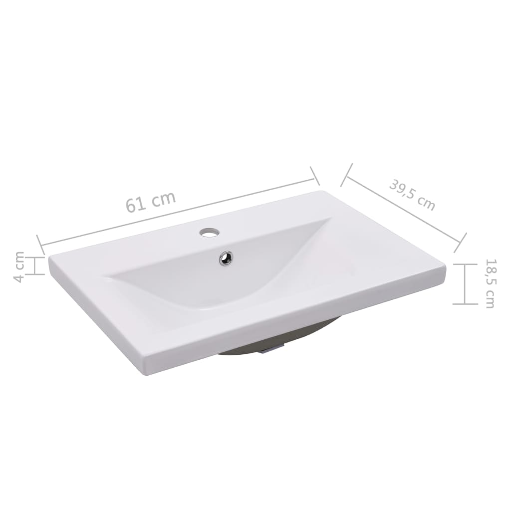 Juego de muebles de baño madera de ingeniería blanco