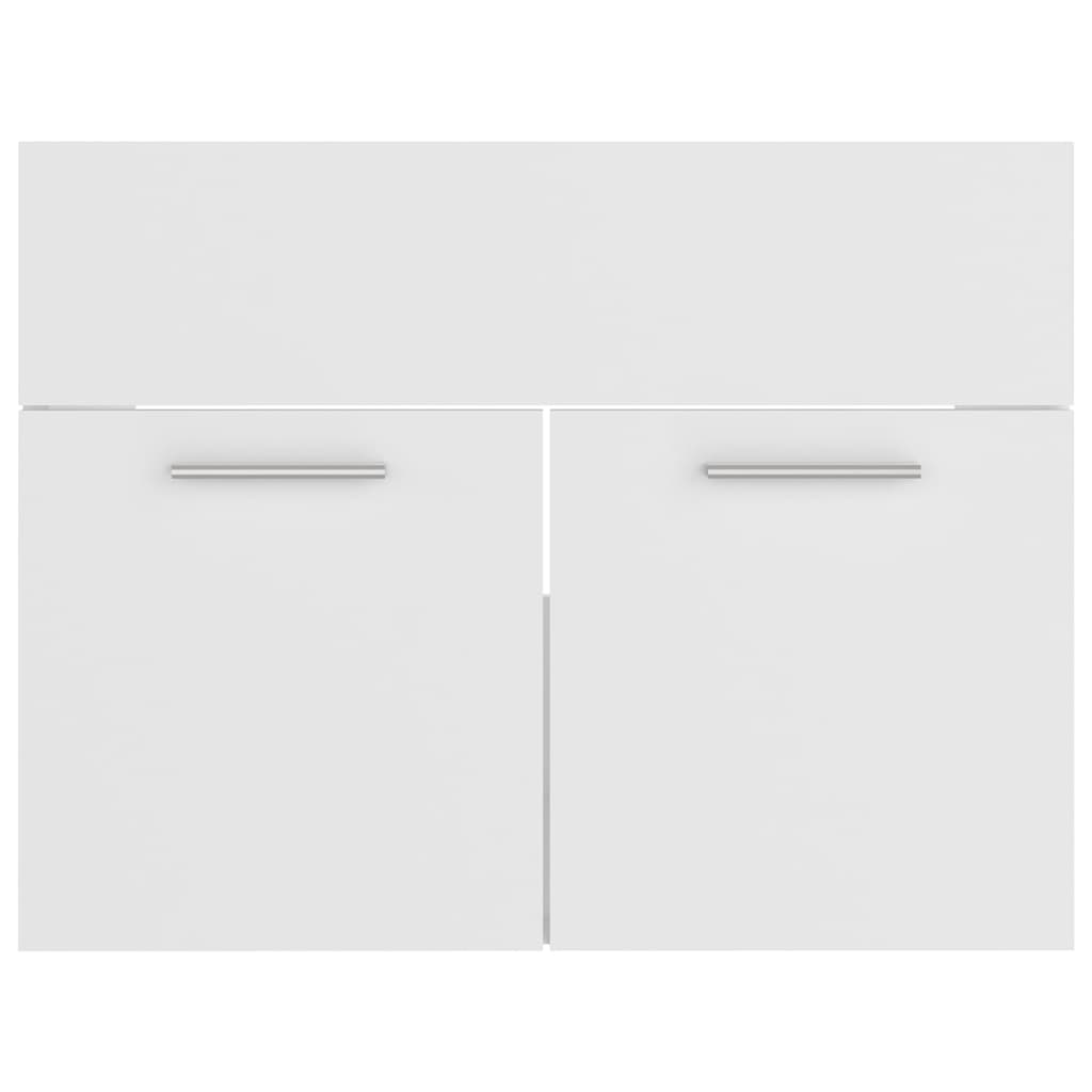 Conjunto de muebles de baño aglomerado blanco