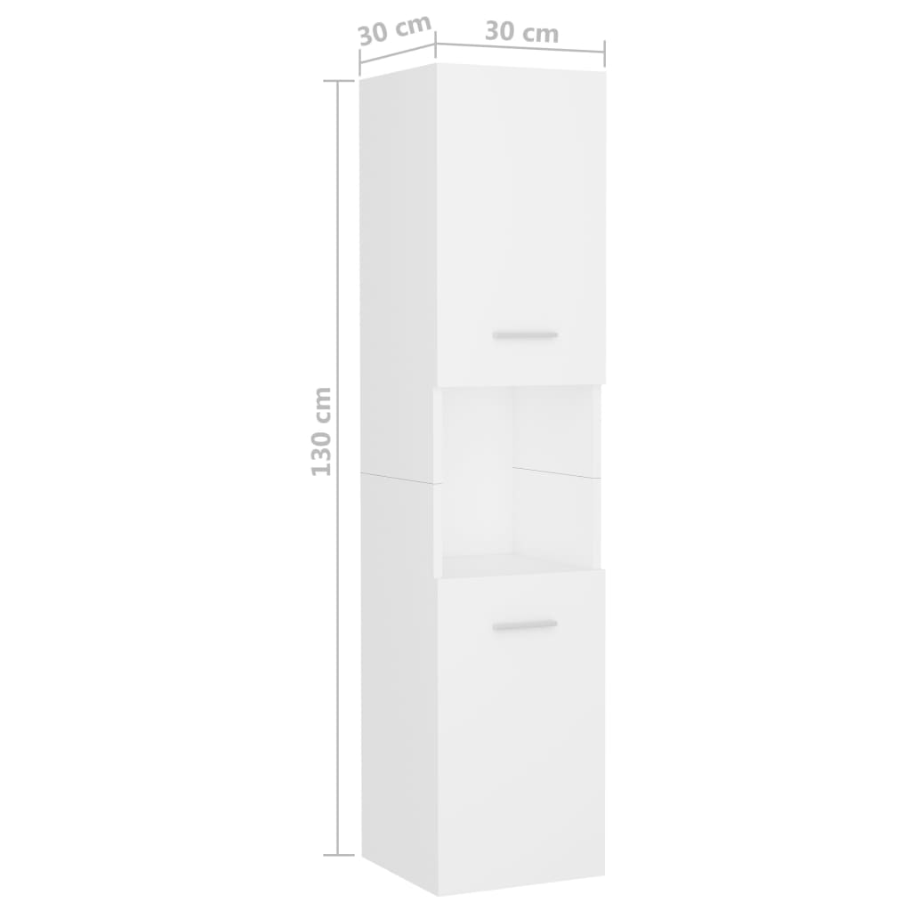 Conjunto de muebles de baño aglomerado blanco