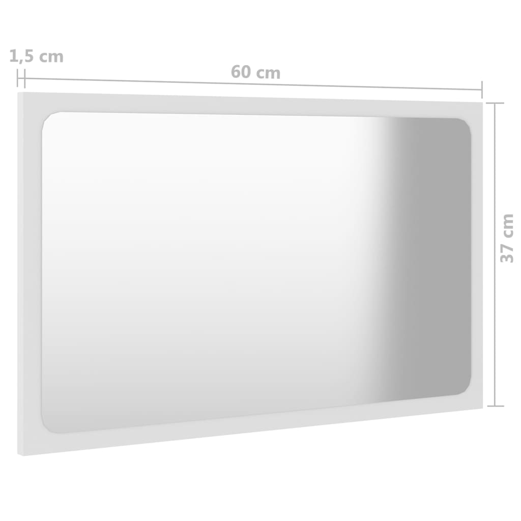 Conjunto de muebles de baño aglomerado blanco