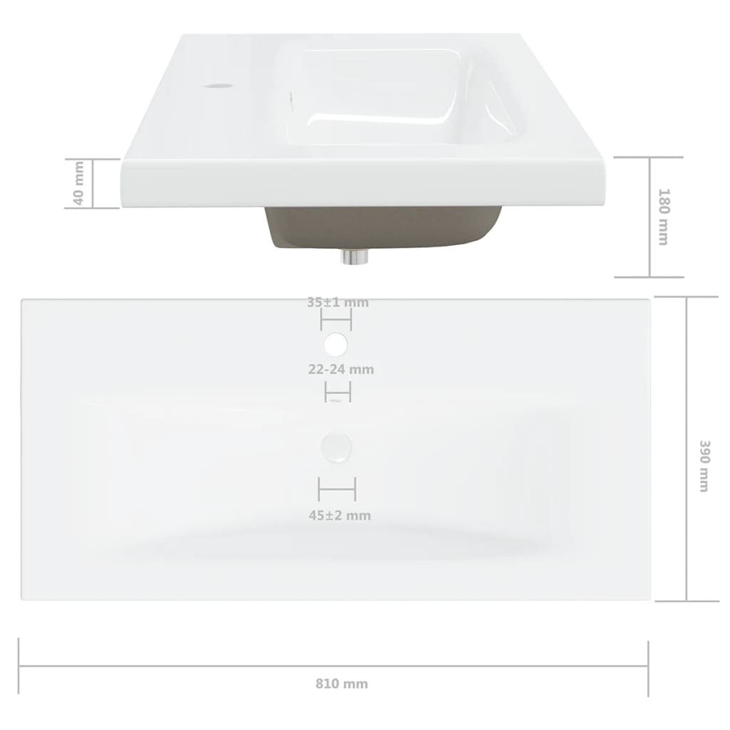 Mueble con lavabo madera de ingeniería negro